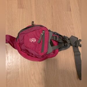 Pink Belt Bag with water bottle Pocket